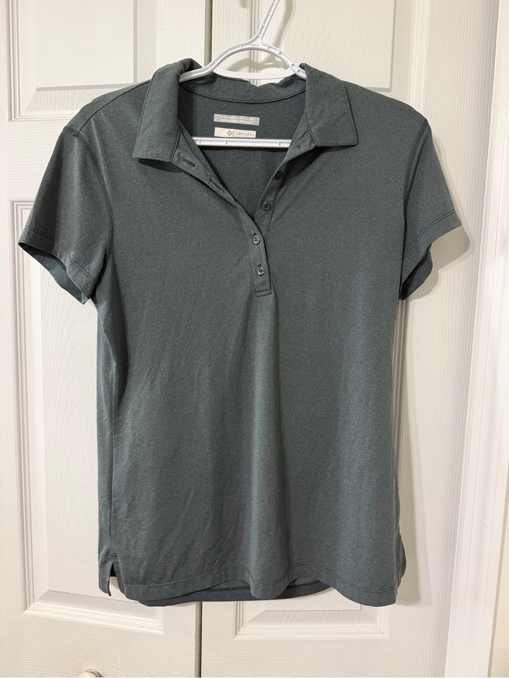 Columbia Women's Short Sleeve Polo - Dark Green
